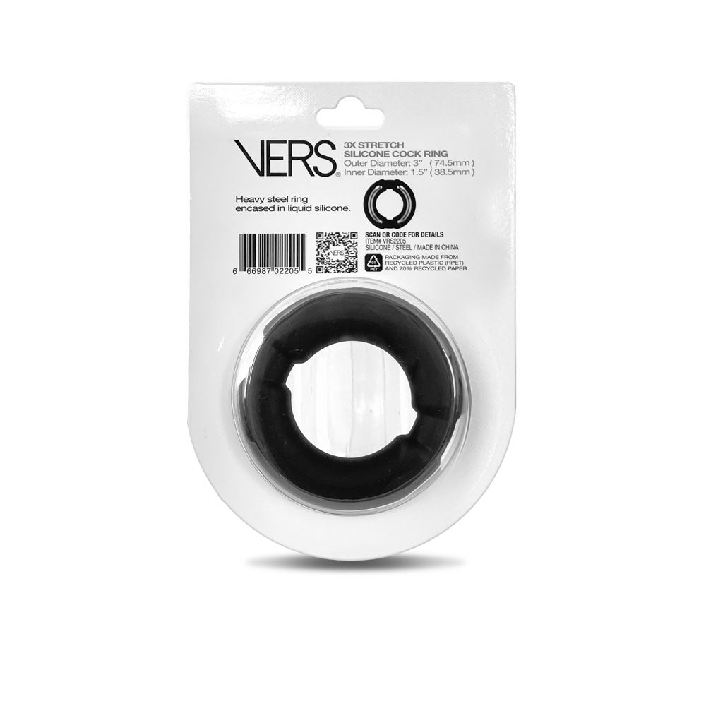 VERS Liquid Silicone Weighted Steel Core C-Ring