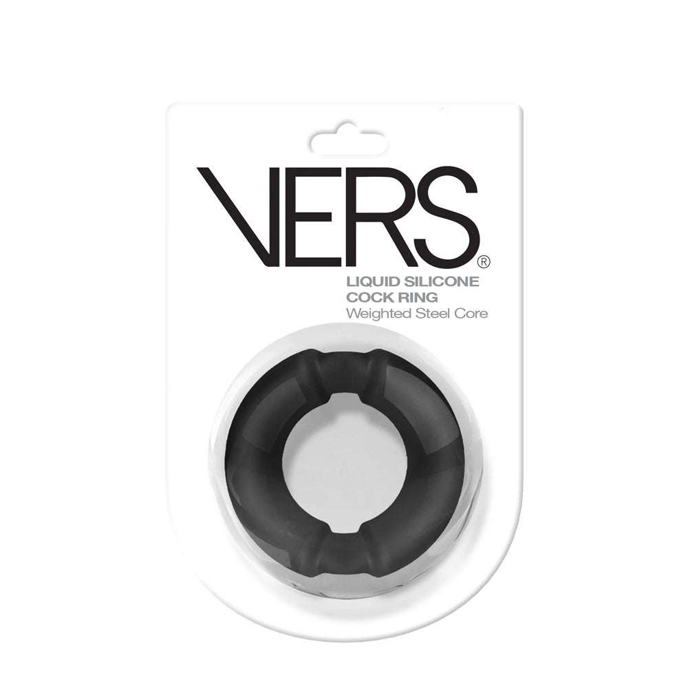 VERS Liquid Silicone Weighted Steel Core C - Ring