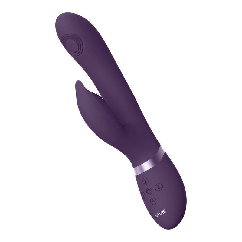 VIVE Aimi - Purple 22.3 cm USB Rechargeable Rabbit Vibrator