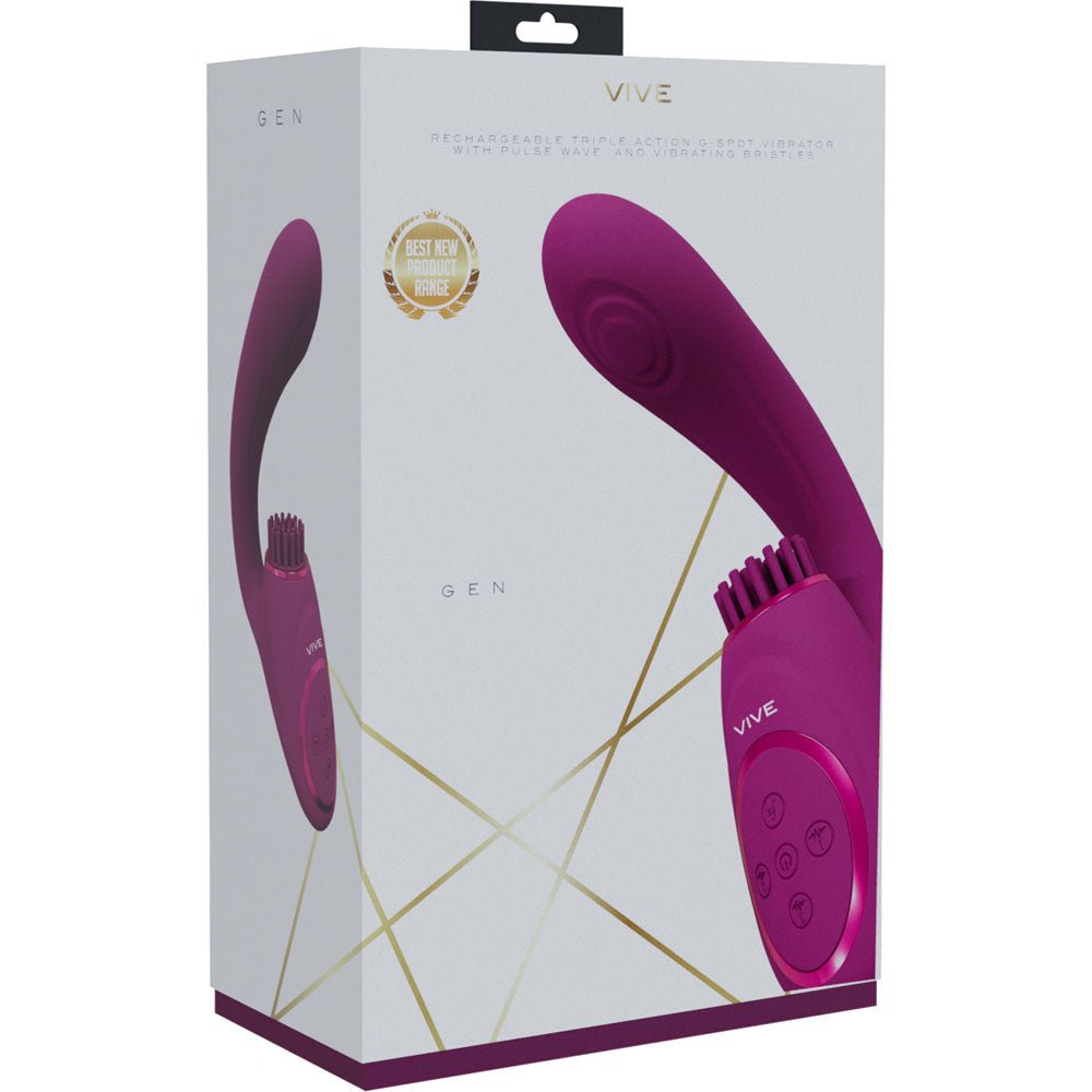 VIVE Gen - Pink USB Rechargeable Triple Motor Vibrator