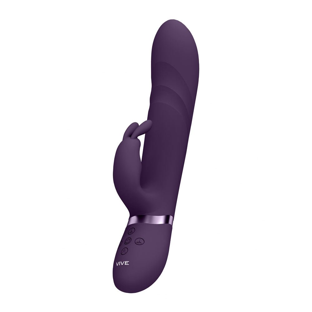 VIVE Nari Purple 24.1 cm USB Rechargeable Rabbit Vibrator