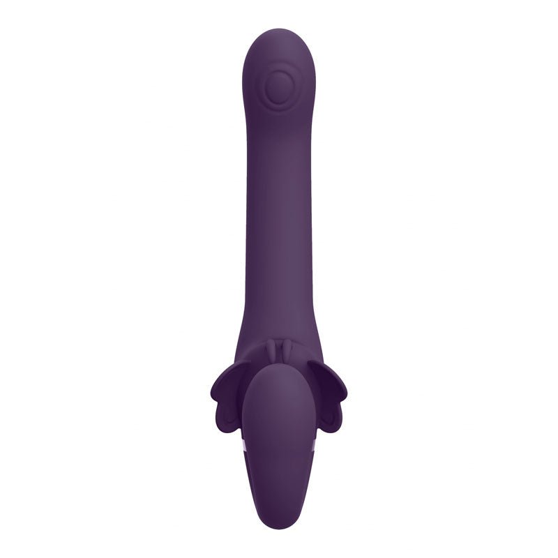 Vive SATU - Purple 23 cm USB Rechargeable Strapless Strap - On