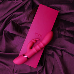 VIVE Sora Pink 24.2 cm USB Rechargeable Rabbit Vibrator