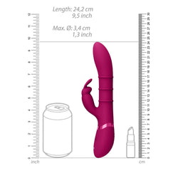 VIVE Sora Pink 24.2 cm USB Rechargeable Rabbit Vibrator