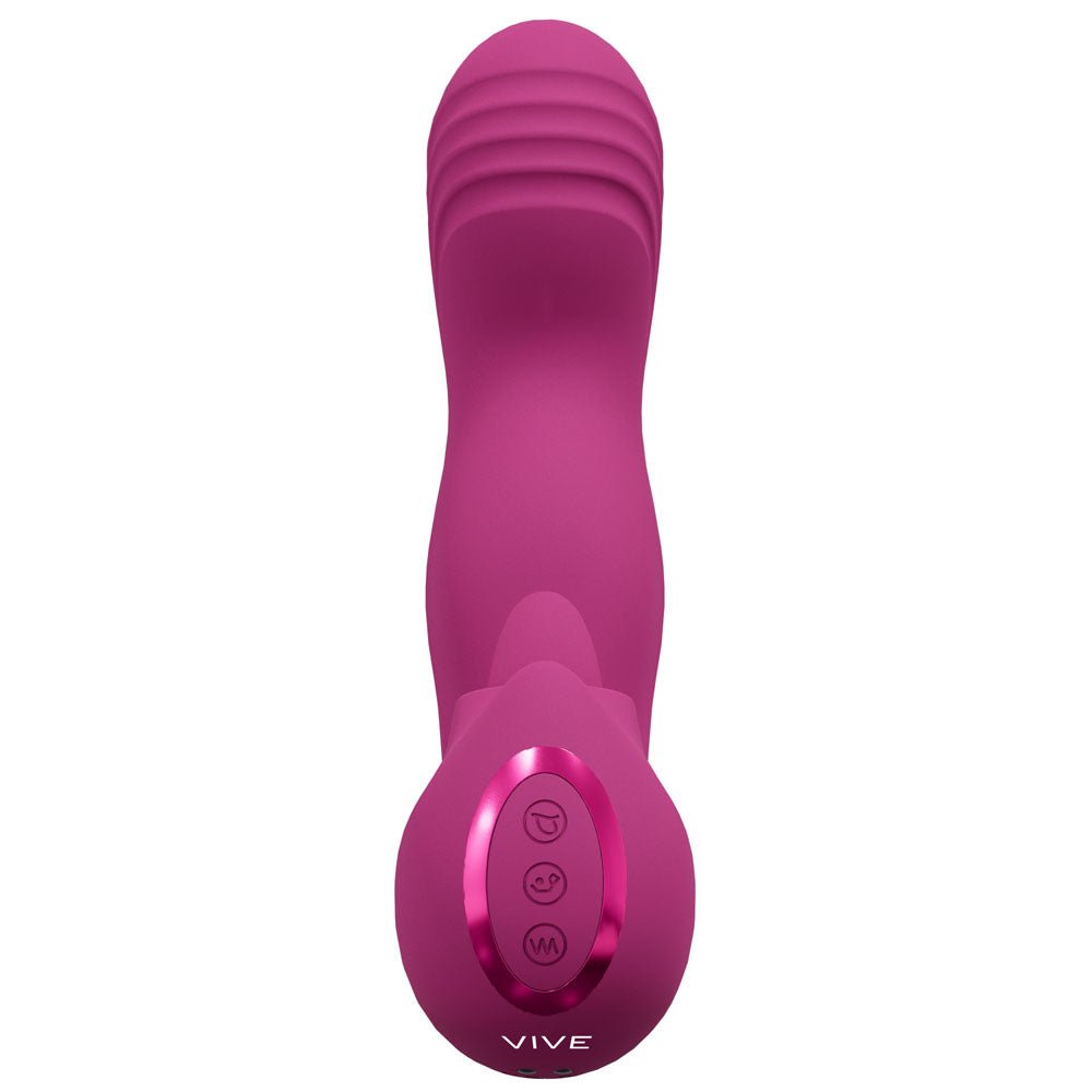 VIVE Yumi - Pink USB Rechargeable Triple Motor Vibrator