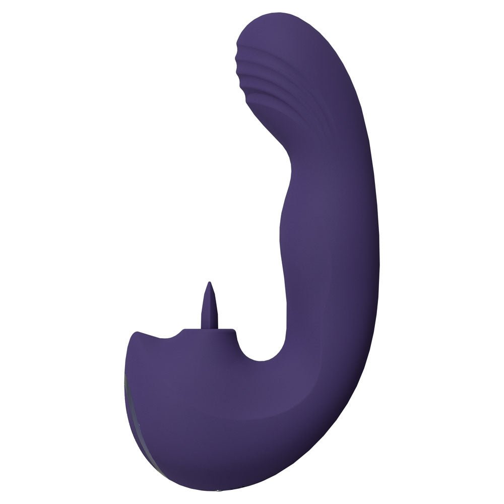 VIVE Yumi - Purple USB Rechargeable Triple Motor Vibrator