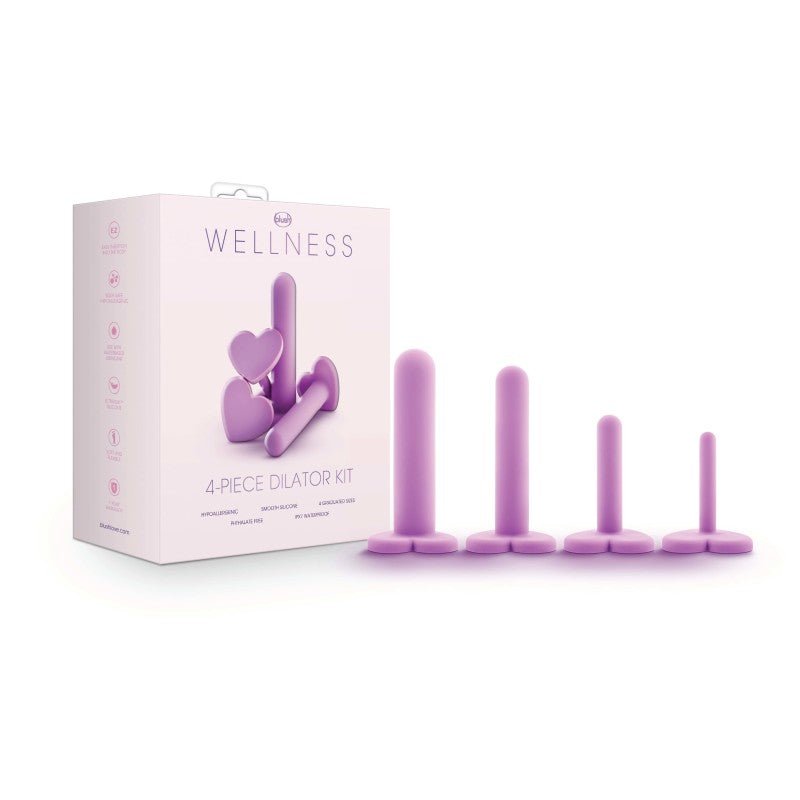 Wellness - Dilator Kit - Purple Vaginal Dilators - Set of 4 Sizes