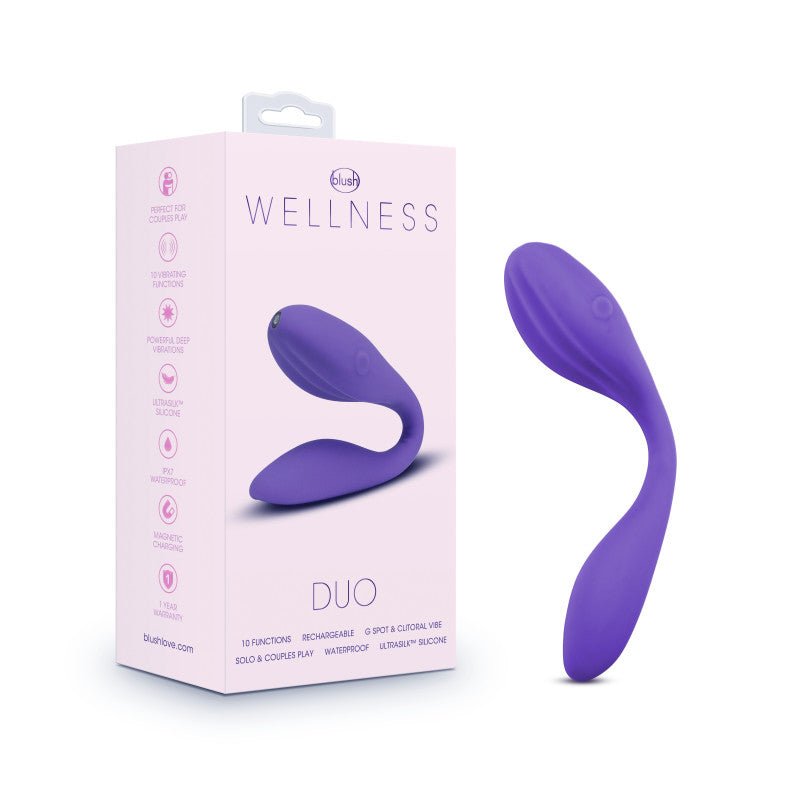 Wellness Duo - Purple USB Rechargeable Couples Vibrator