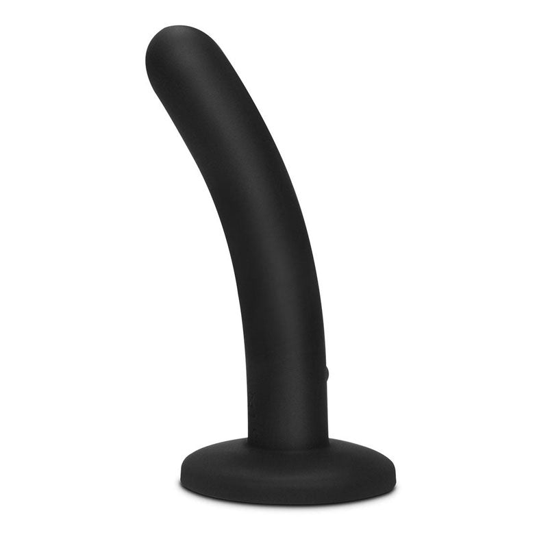 WhipSmart 5'' Slimline Rechargeable Vibrating Dildo Black