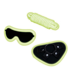 WhipSmart Glow In The Dark 4pc Strap-On Set Glow in Dark