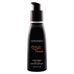 Wicked Aqua Heat - Warming Water Based Lubricant - 60 ml (2 oz) Bottle