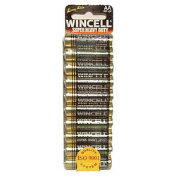 Wincell Aa Super Heavy Duty Batteries AA 10 Pack