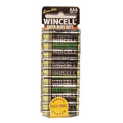 Wincell Aaa Super Heavy Duty Batteries - AAA 10 Pack