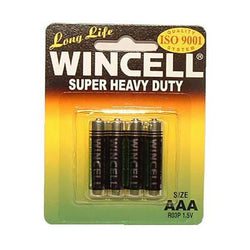 Wincell Aaa Super Heavy Duty Batteries AAA 4 Pack