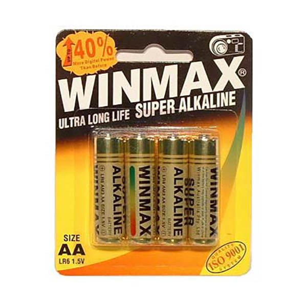 Winmax Aa Super Alkaline Batteries AA 4 Pack