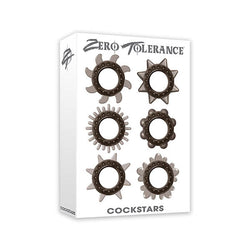 Zero Tolerance Cockstars - Cock Rings - Set of 6