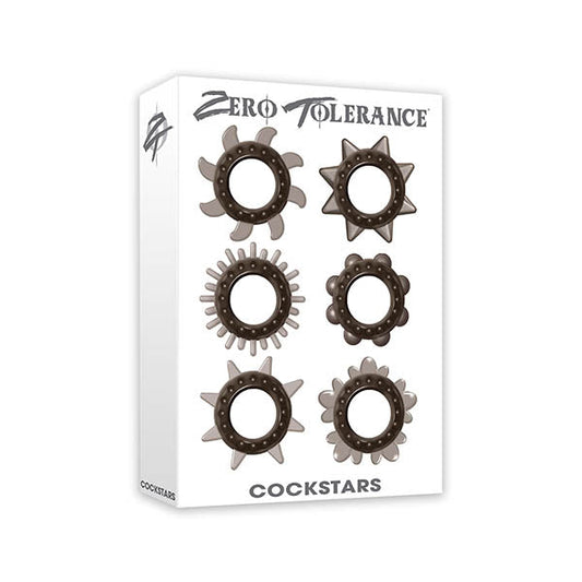 Zero Tolerance Cockstars - Cock Rings - Set of 6