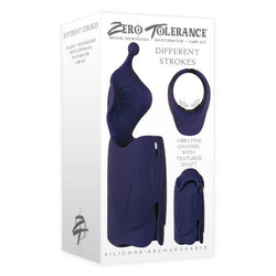 Zero Tolerance Different Strokes - Blue USB Rechargeable Vibrating Masturbator