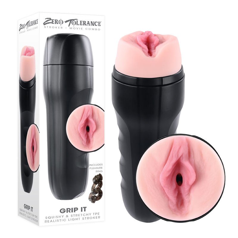 Zero Tolerance GRIP IT LIGHT - Flesh Vagina Stroker