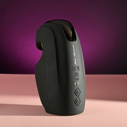 Zero Tolerance LICK THE TIP Black USB Rechargeable Vibrating & Flicking Masturbator