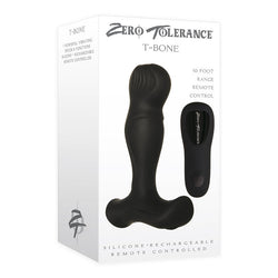 Zero Tolerance T-Bone - Black USB Rechargeable Vibrating Prostate Massager