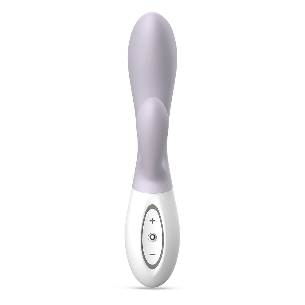 Zini Dew Purple Hydrangea 20 cm USB Rechargeable Rabbit Vibrator