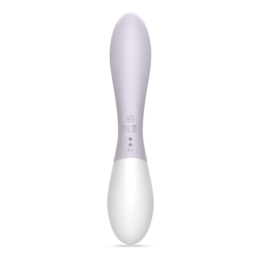 Zini Dew Purple Hydrangea 20 cm USB Rechargeable Rabbit Vibrator