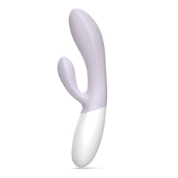 Zini Dew Purple Hydrangea 20 cm USB Rechargeable Rabbit Vibrator