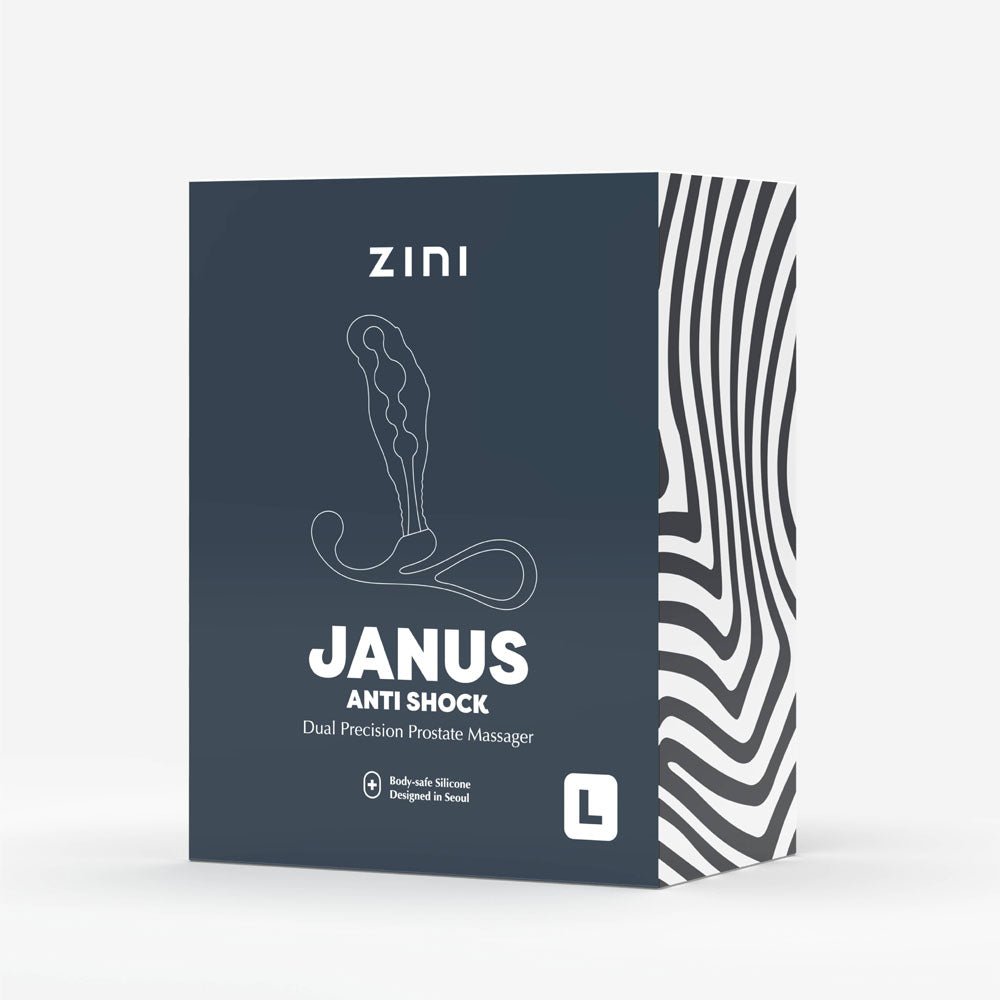 Zini Janus Anti Shock - Black Large Prostate Massager