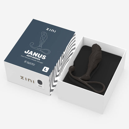 Zini Janus Anti Shock - Black Large Prostate Massager