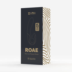 Zini Roae Special Edition - Black/Gold 19.5 cm Rechargeable Vibrator