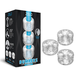 Zolo Bumperz - Clear Mini Blowjob Stroker Set