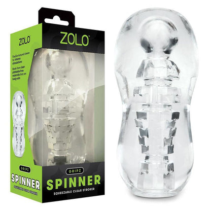 Zolo Gripz - Spinner Clear Stroker Sleeve