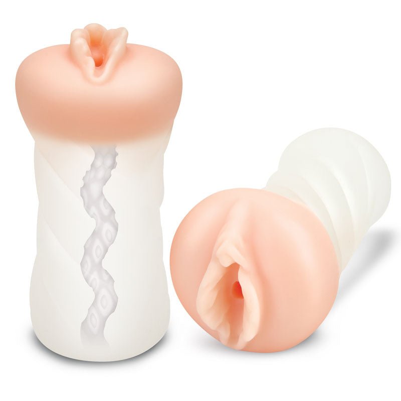 Zolo Perfect Grilfriend Stroker - Clear/Flesh Vagina Stroker