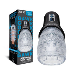 Zolo The Original Gawk Gawk Clear Vibrating, Rotating & Thrusting Masturbator