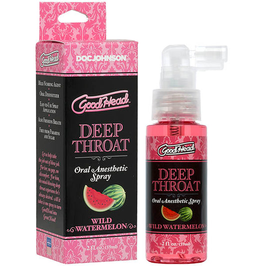 GoodHead Deep Throat Spray Wild Watermelon - 59 ml Bottle