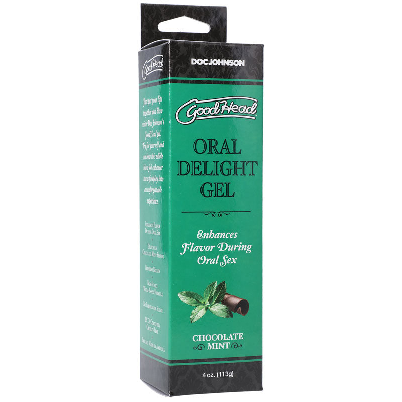 GoodHead Oral Delight Gel - Chocolate Mint - Chocolate Mint Flavoured Oral Gel - 120 ml Tube