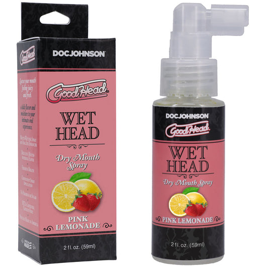 Goodhead Wet Head Dry Mouth Spray Pink Lemonade Flavoured - 59 ml Bottle