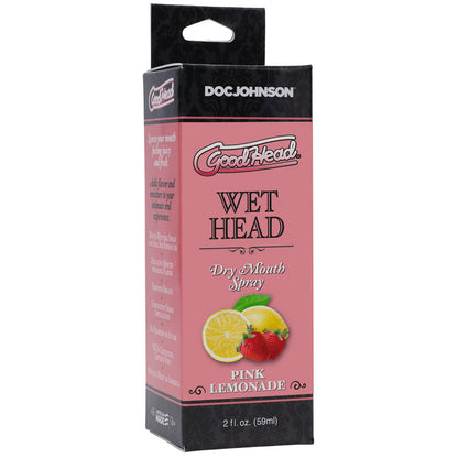 Goodhead Wet Head Dry Mouth Spray Pink Lemonade Flavoured - 59 ml Bottle
