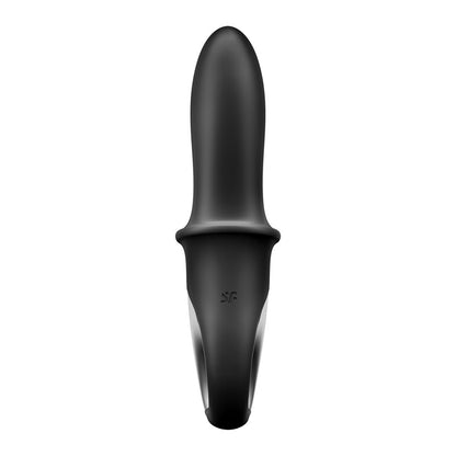 Satisfyer Hot Passion - Black USB Rechargeable Heating Anal Vibrator with App Control