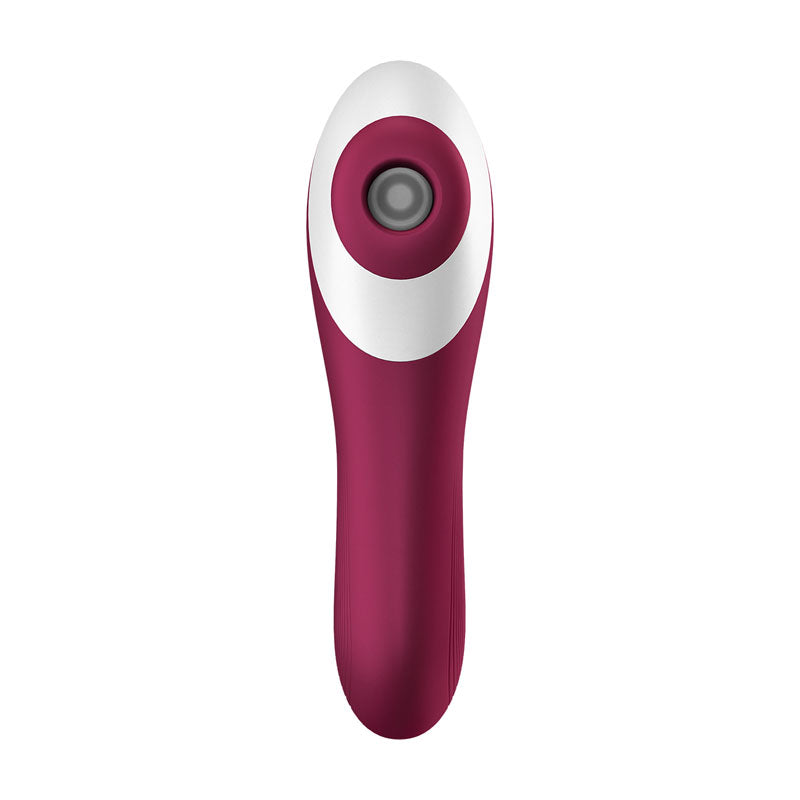 Satisfyer Dual Crush - Red Air Pulse Stimulator with Vibration