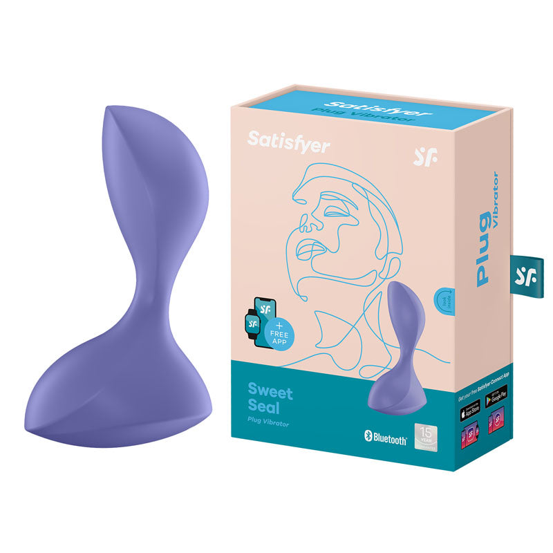 Satisfyer Sweet Seal - Lilac Vibrating Butt Plug