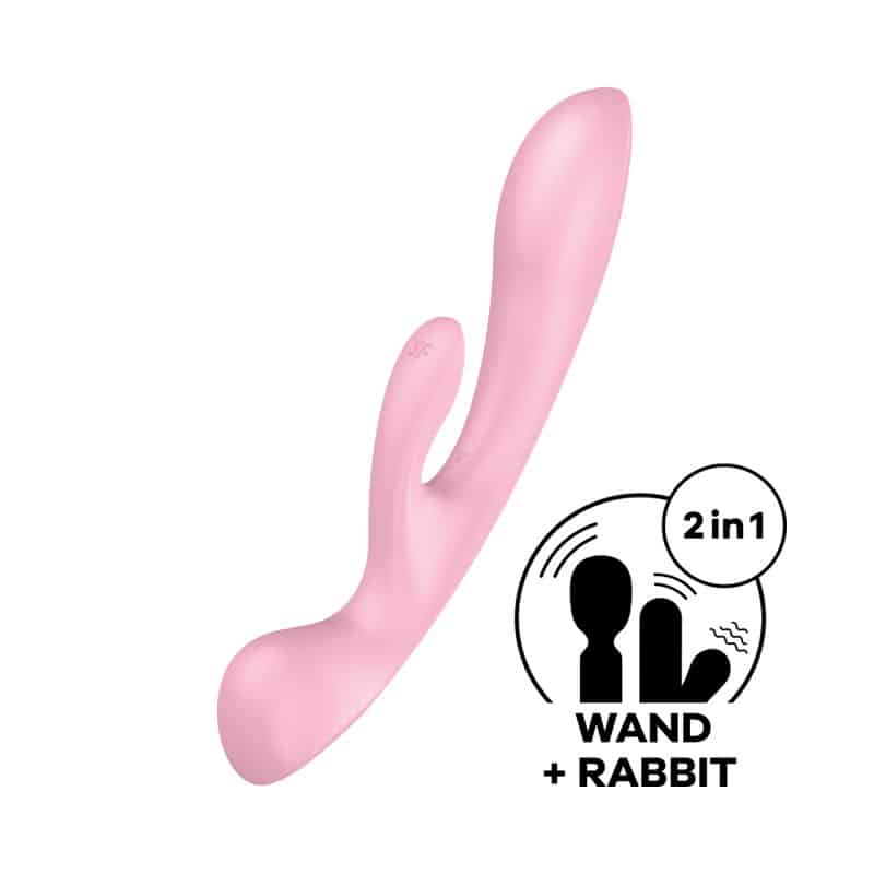 Satisfyer Embrace Me - Pink USB Rechargeable Rabbit Vibrator