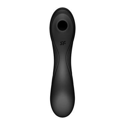 Satisfyer Curvy Trinity 4 - Black USB Rechargeable Air Pulse Stimulator & Vibrator