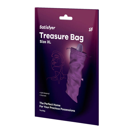 Satisfyer Treasure Bag XLarge - Violet XL Toy Storage Bag