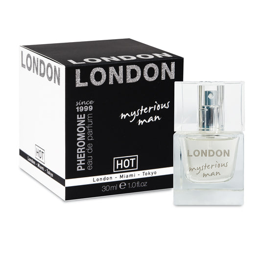Hot Pheromone London - Mysterious Man Pheromone Cologne - 30ml