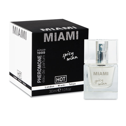 Hot Pheromone Miami - Spicy Man Pheromone Cologne - 30ml