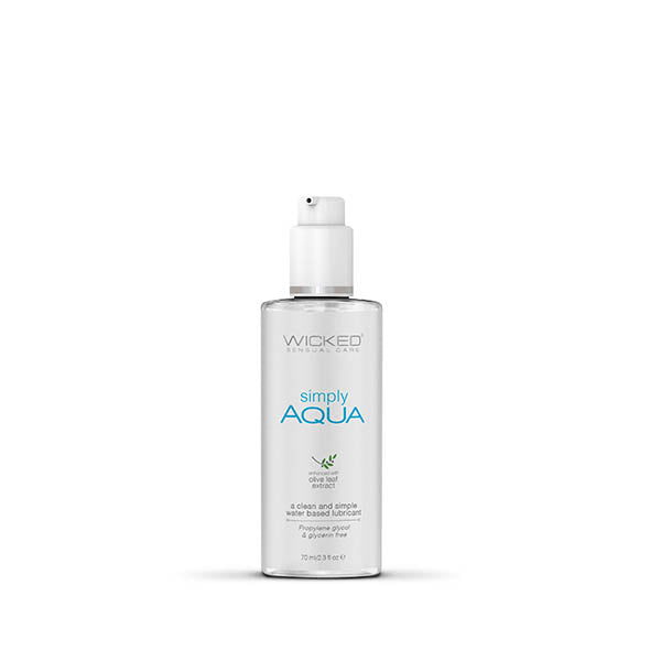 Wicked Simply Aqua - Water Based Lubricant - 70 ml (2.3 oz) Bottle
