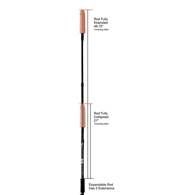 Master Series Dick Stick Expandable Dildo Rod -  70 cm Dildo Extension Rod