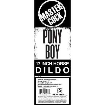 Master Cock Pony Boy -  43 cm (17'') Horse Dong